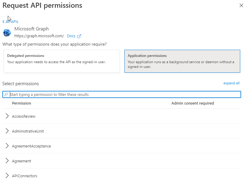 Adding Permissions